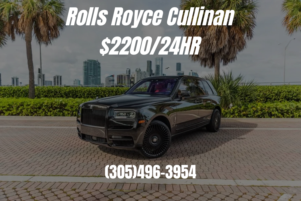 Rolls Royce Cullinan For Rent Miami Exotic Cars
